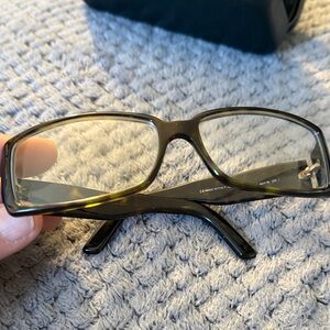 Gucci Men's Glasses - Black and Brown